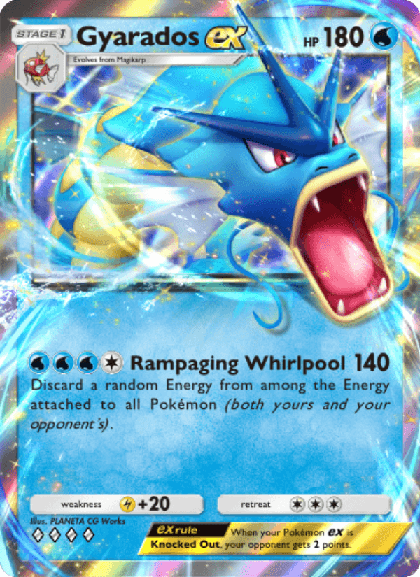 Gyarados EX from SCARLET EX 2023 - Legacy graded card 00024516 by RKT Grading