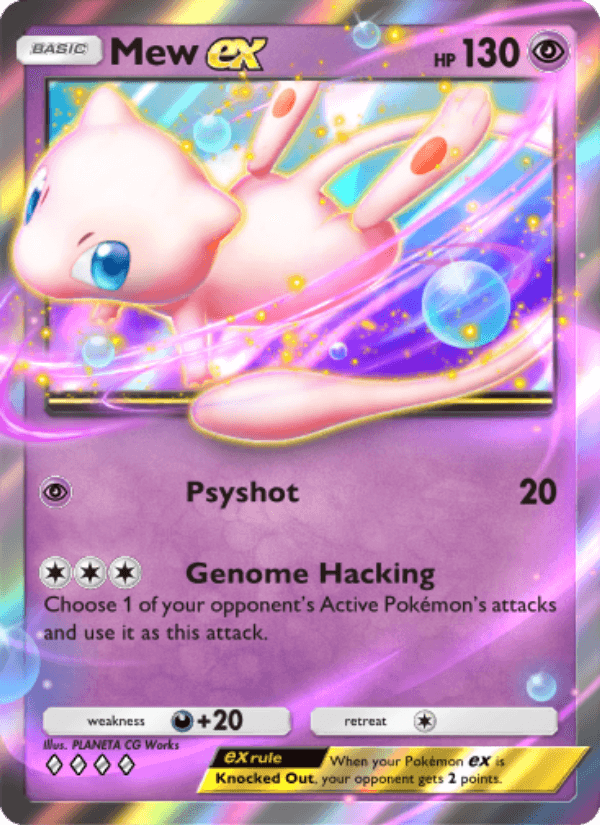Mew EX from SHINY TREASURE EX 2023 - Legacy graded card 00025895 by RKT Grading