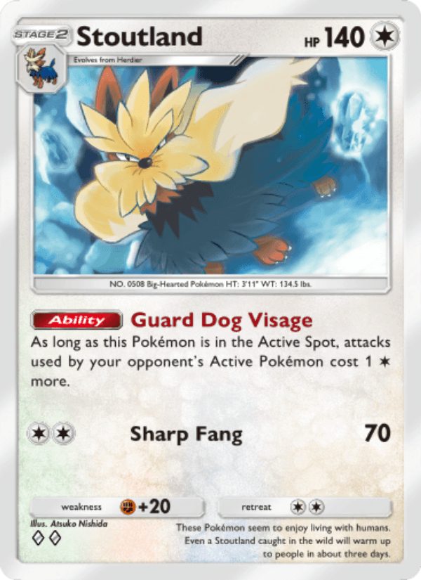 Stoutland from SHINING SYNERGY SUMMON 2023