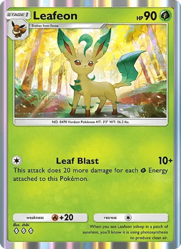 Leafeon from CBB2 CS 2025