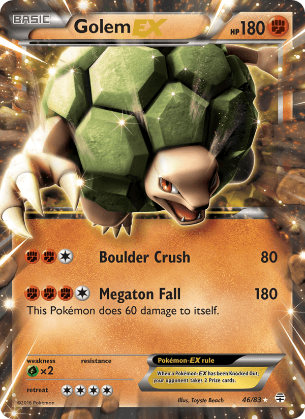 Golem EX from S&V 151 ULTRA PREMIUM COLL. 2023 - Legacy graded card 00024547 by RKT Grading