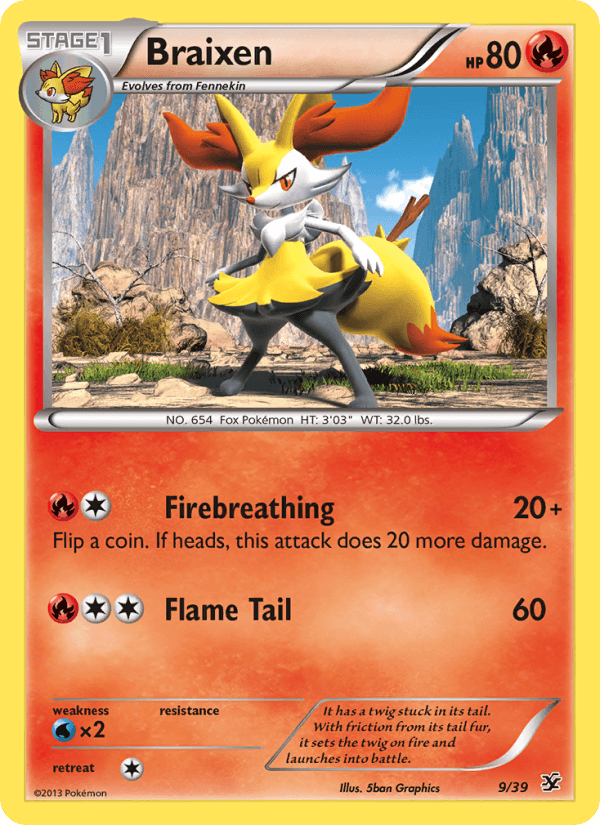 Braixen from SILVER TEMPEST 2022