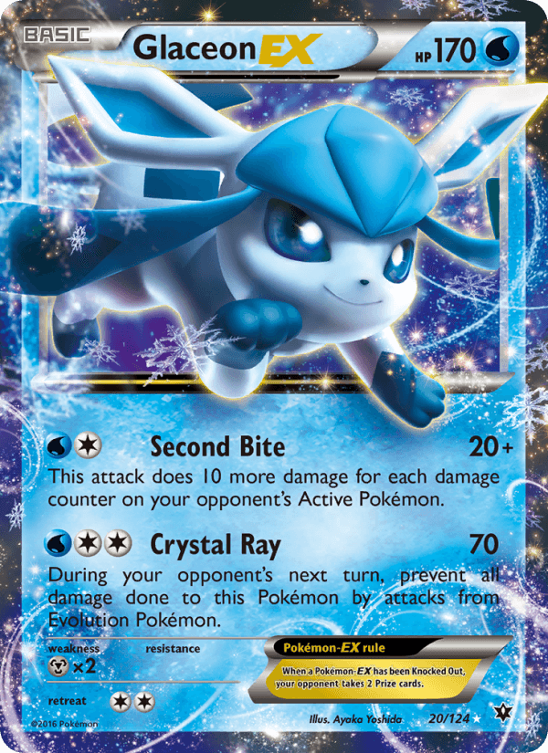 Glaceon EX from TERASTAL FESTIVAL 2024 - Legacy graded card 00025875 by RKT Grading