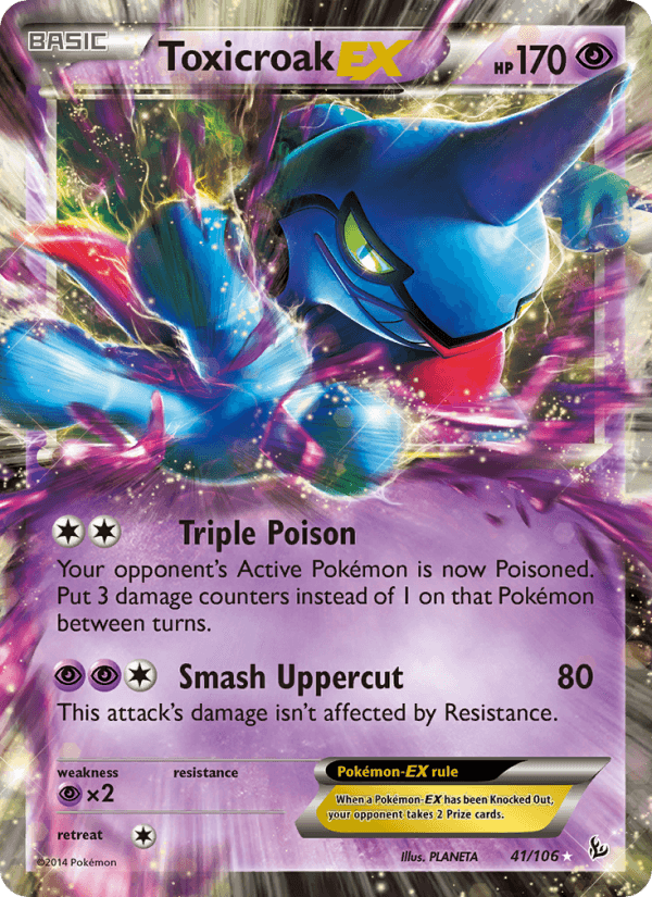 Toxicroak EX from SCARLET & VIOLET 2023