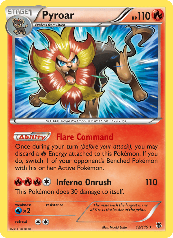 Pyroar from TRIPLET BEAT 2023