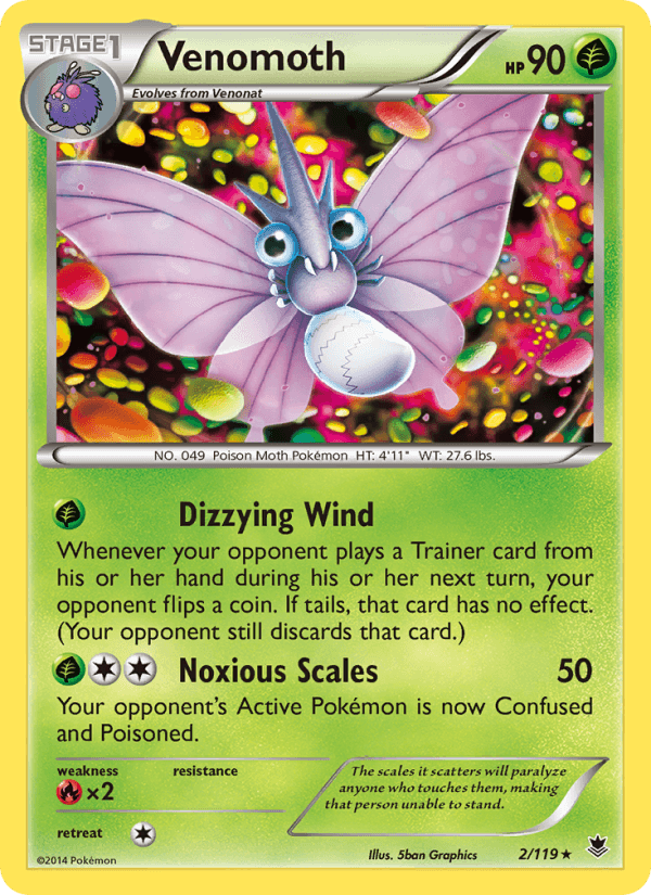 Venomoth from JUNGLE 1999