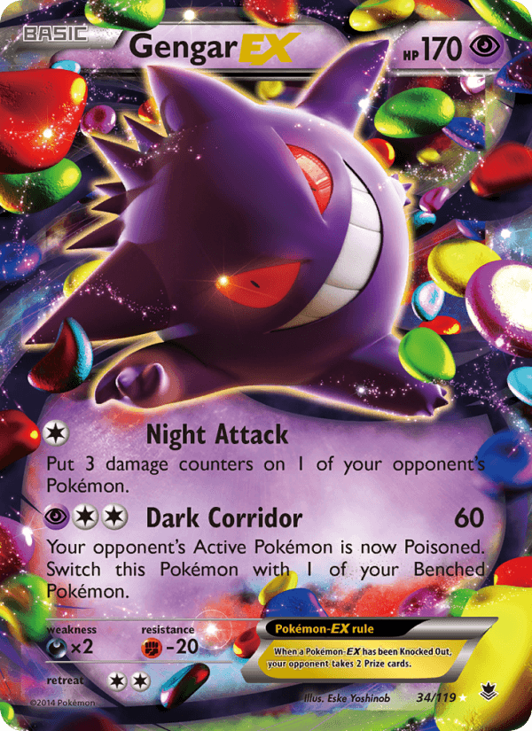 Gengar EX from PHANTOM FORCES 2014