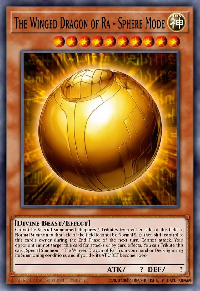 The Winged Dragon of Ra - Sphere Mode from RARITY COLLECTION Q. C. EDT. 2023