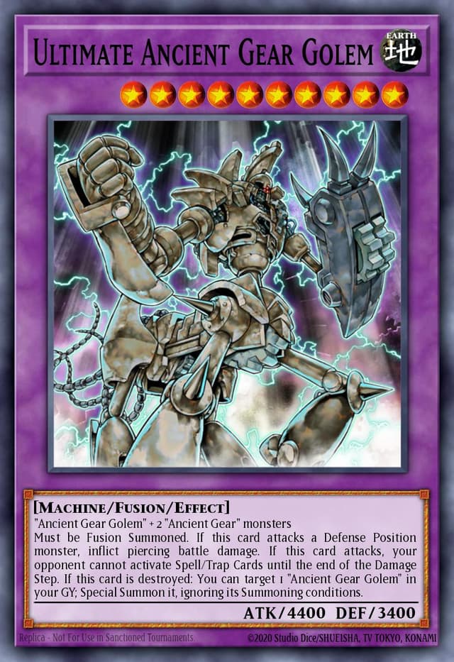 Ultimate Ancient Gear Golem from SPEED DUEL GX: D. ACADEMY 2021