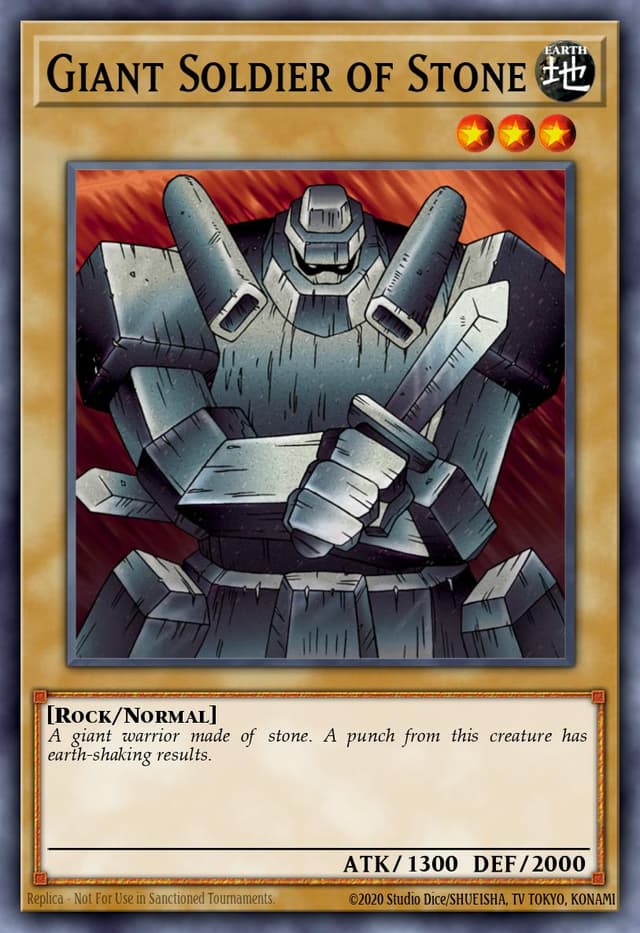 Giant Soldier of Stone from LEGEND OF BLUE EYES REPRINT 2019