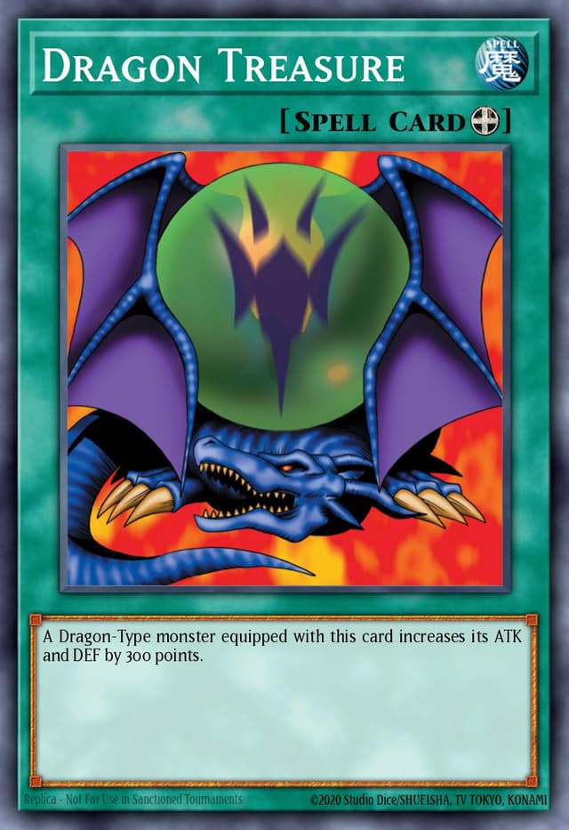 Dragon Treasure from LEGEND OF BLUE EYES REPRINT 2019