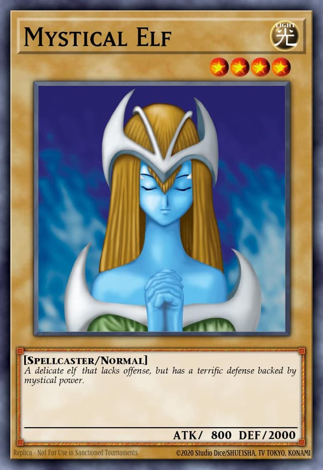 Mystical Elf from LEGEND OF BLUE EYES 2002