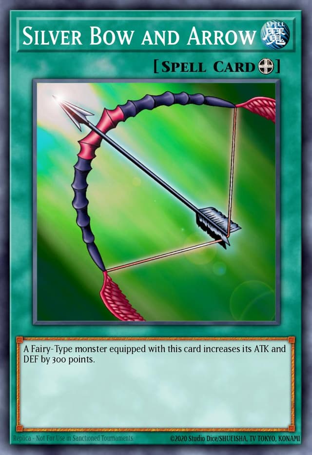 Silver Bow and Arrow from LEGEND OF BLUE EYES REPRINT 2019