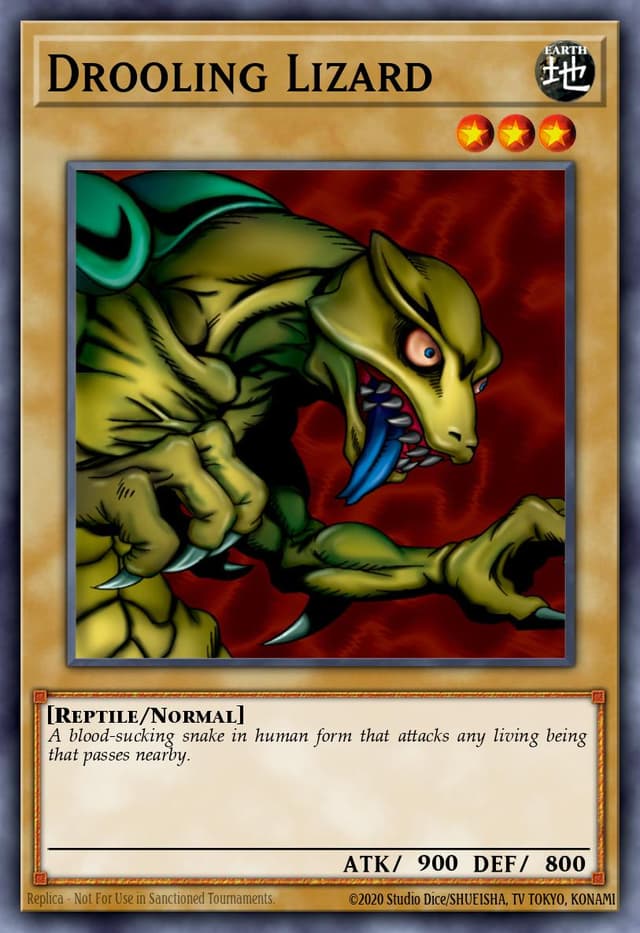 Drooling Lizard from LEGEND OF BLUE EYES REPRINT 2019