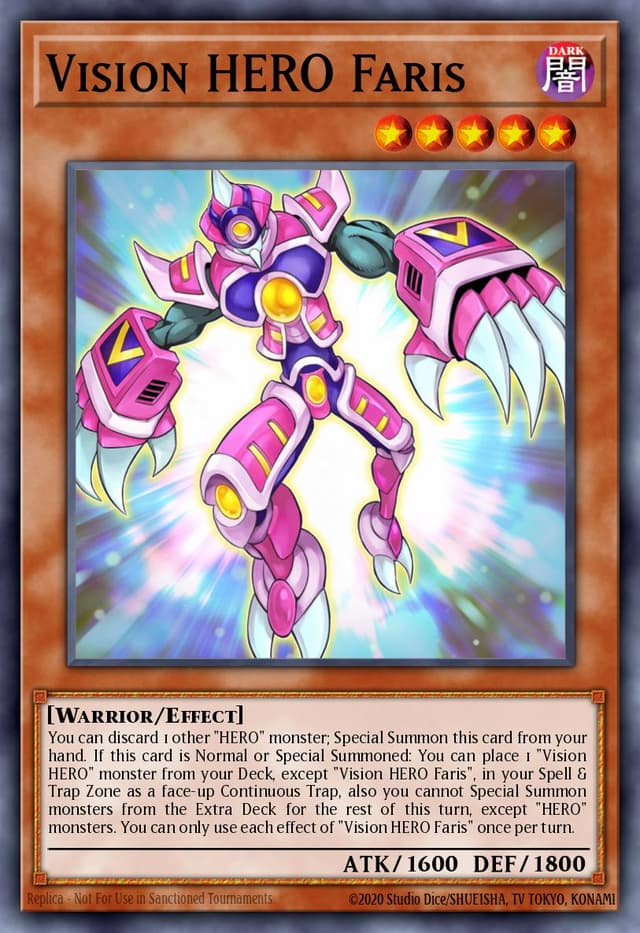 Vision Hero Faris from RARITY COLLECTION Q. C. EDT. 2023