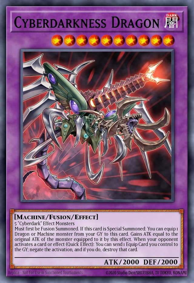 Cyberdarkness Dragon from STRUCTURE DECK: CYBER STRIKE 2021