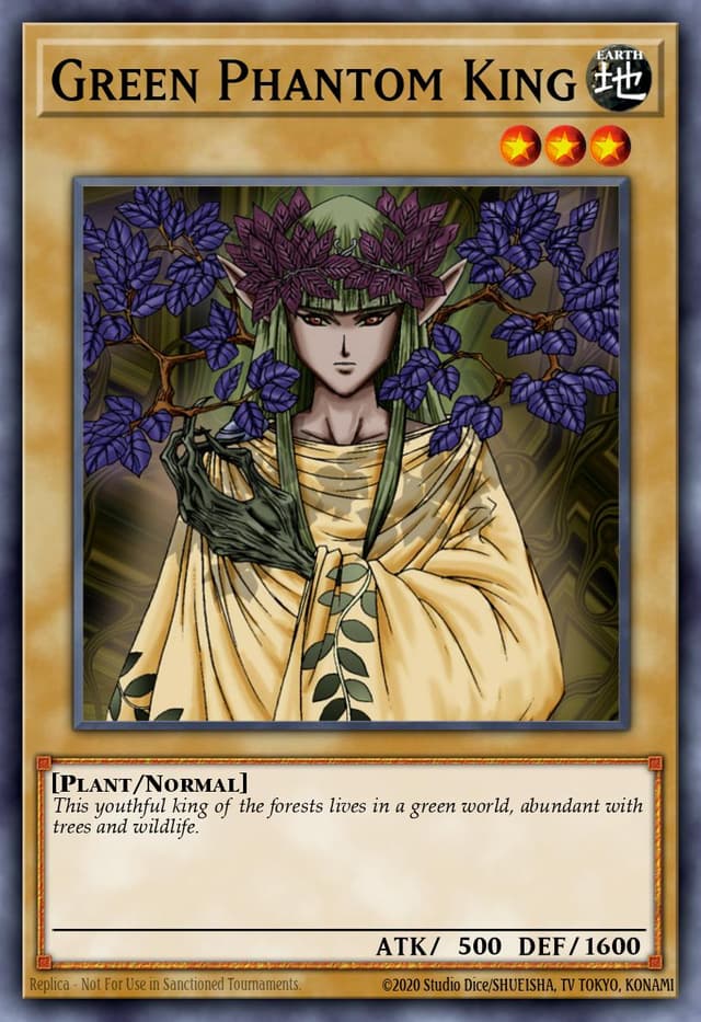 Green Phantom King from LEGEND OF BLUE EYES REPRINT 2019