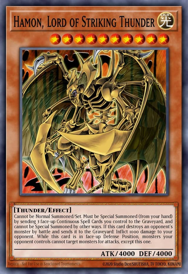Hamon, Lord of Striking Thunder from LEGENDARY COLLECTION II 2011