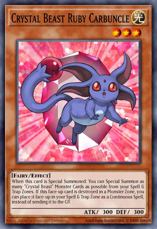 Crystal Beast Ruby Carbuncle from B.O.L.: CRYSTAL REVENGE 2022