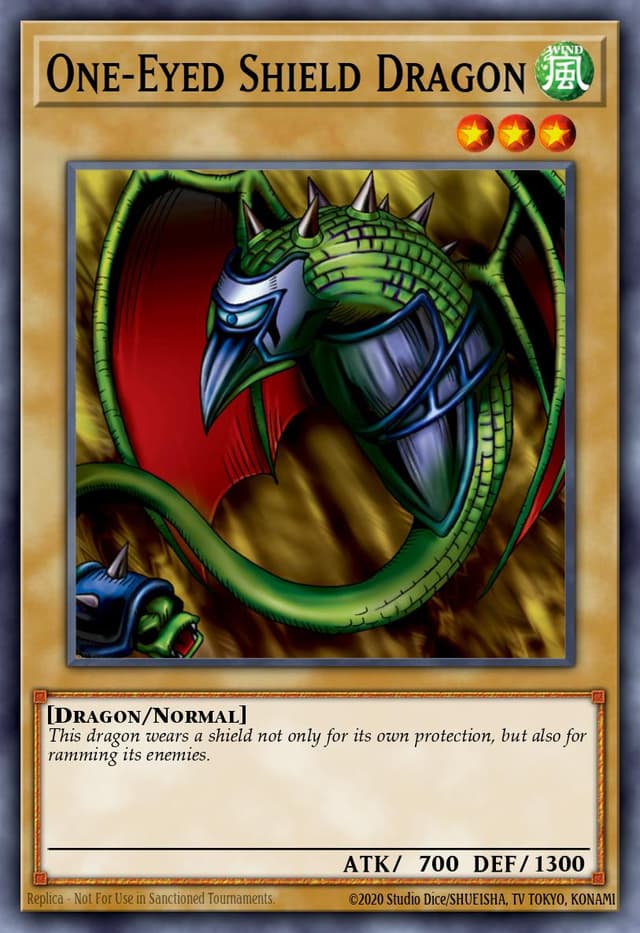 One-Eyed Shield Dragon from LEGEND OF BLUE EYES REPRINT 2019