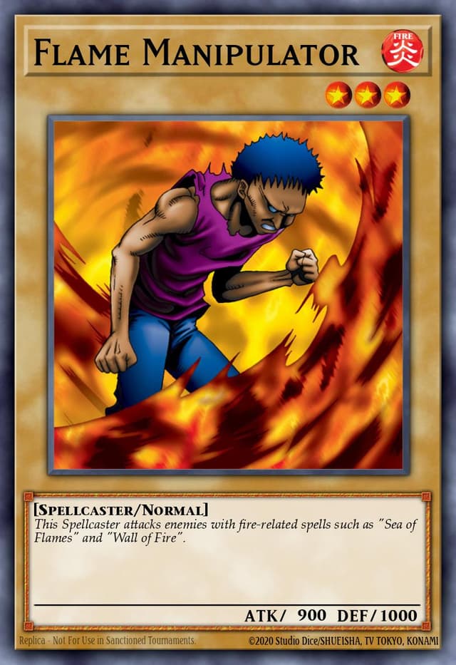 Flame Manipulator from LEGEND OF BLUE EYES REPRINT 2019