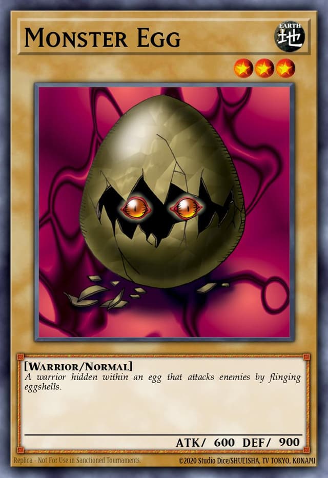 Monster Egg from LEGEND OF BLUE EYES REPRINT 2019