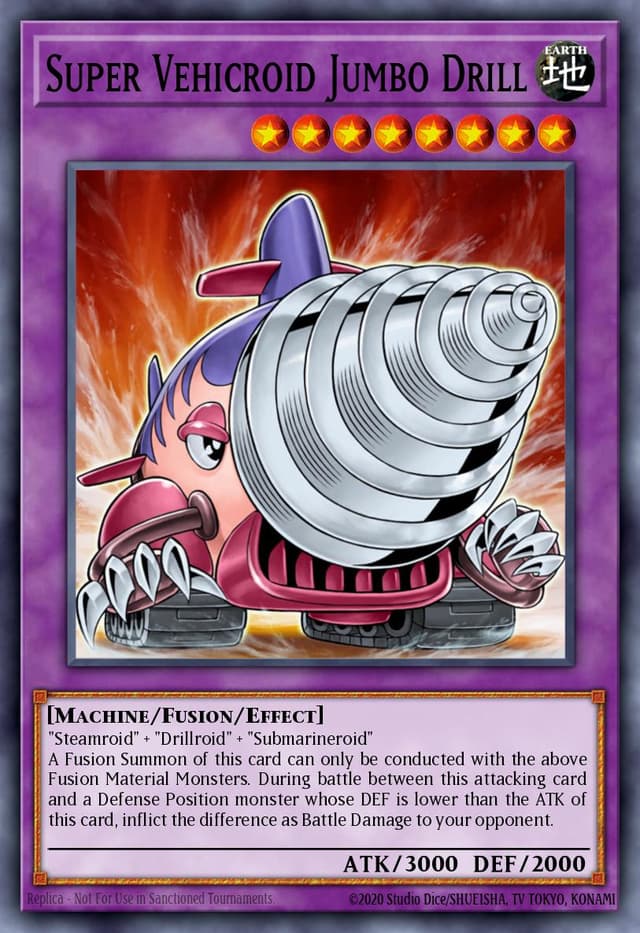 Super Vehicroid Jumbo Drill from SPEED DUEL GX MT PARADOX 2022