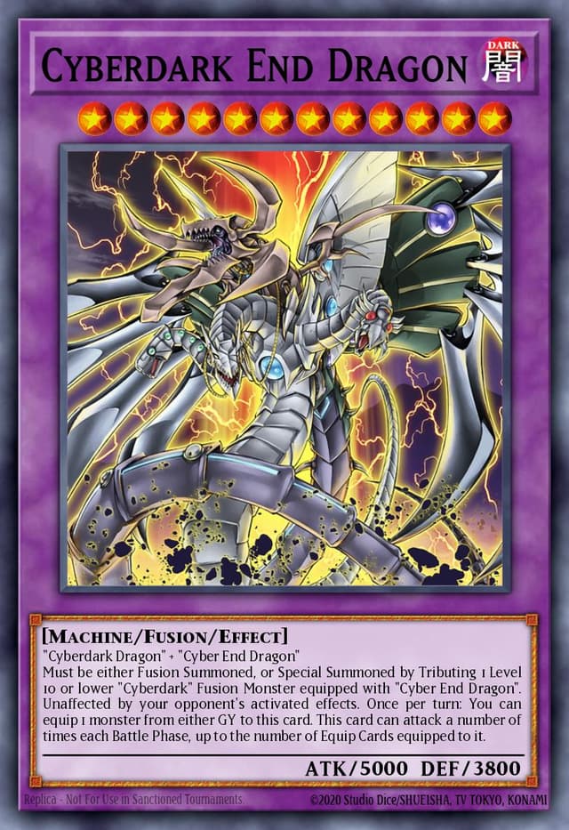 Cyberdark End Dragon from STRUCTURE DECK: CYBER STRIKE 2021
