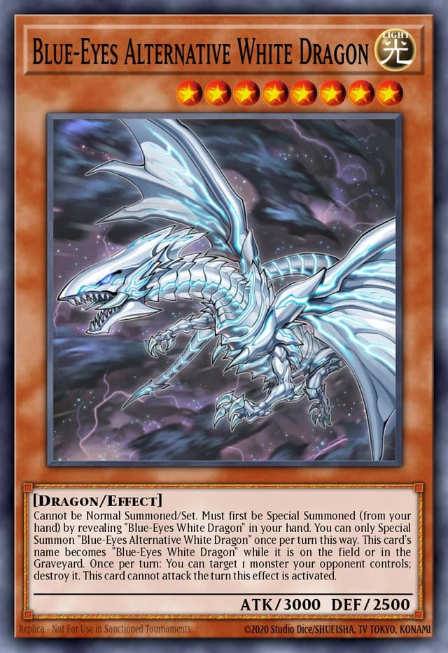 Blue-Eyes Alternative White Dragon from HISTORY ARCHIVE COLLECTION 2022