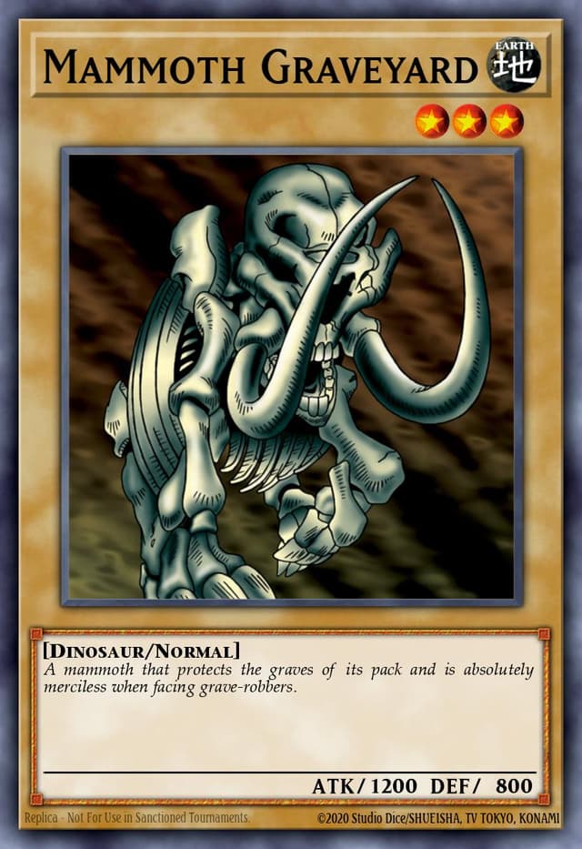 Mammoth Graveyard from LEGEND OF BLUE EYES REPRINT 2019