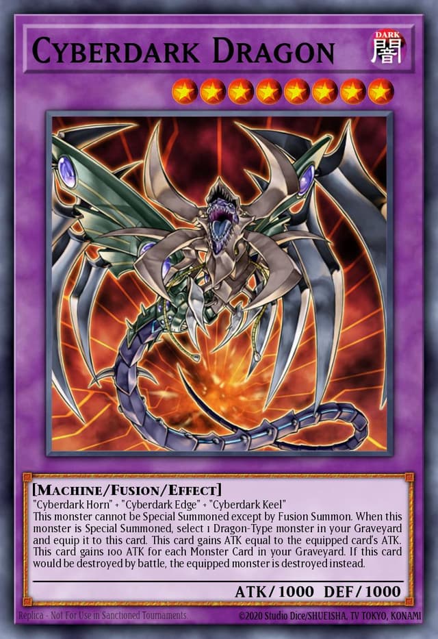 Cyberdark Dragon from STRUCTURE DECK: CYBER STRIKE 2021