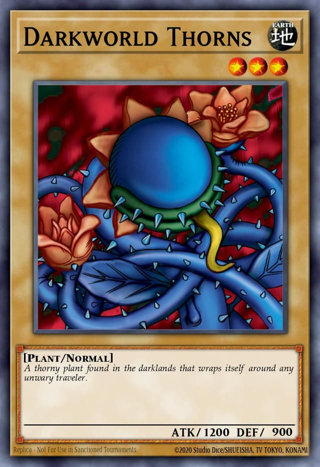 Darkworld Thorns from LEGEND OF BLUE EYES REPRINT 2019