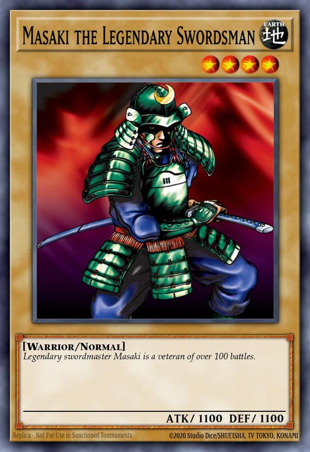 Masaki the Legendary Swordsman from LEGEND OF BLUE EYES REPRINT 2019