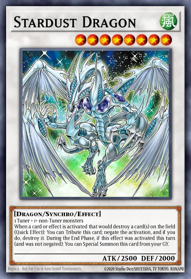 Stardust Dragon from THE DUELIST GENESIS 2008