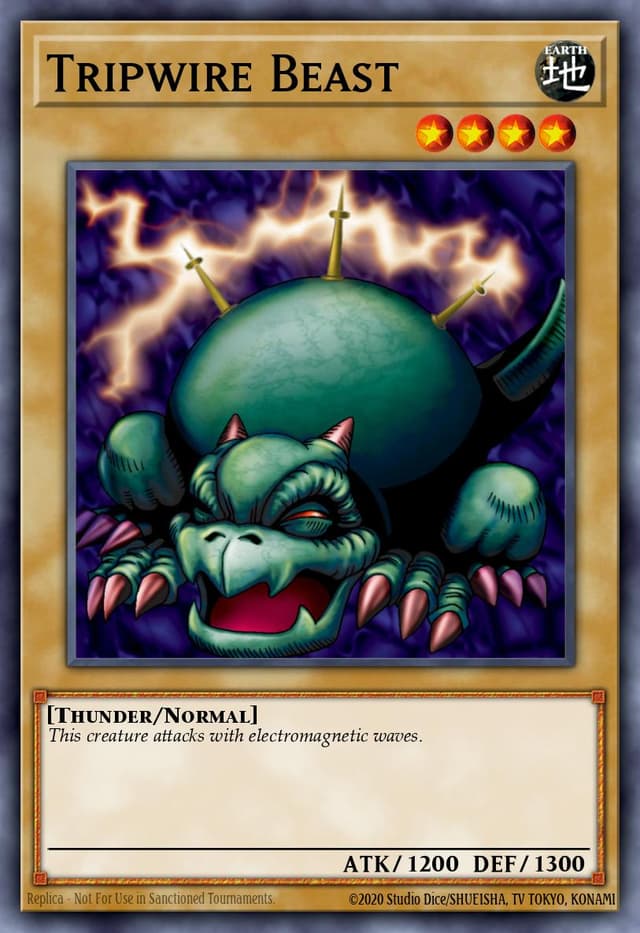 Tripwire Beast from LEGEND OF BLUE EYES REPRINT 2019