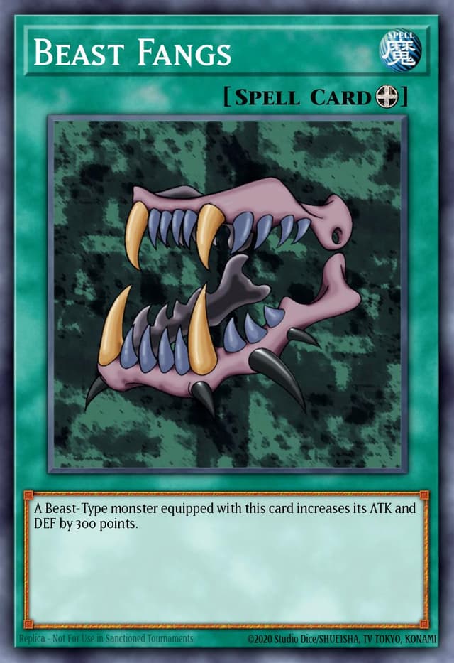 Beast Fangs from LEGEND OF BLUE EYES REPRINT 2019