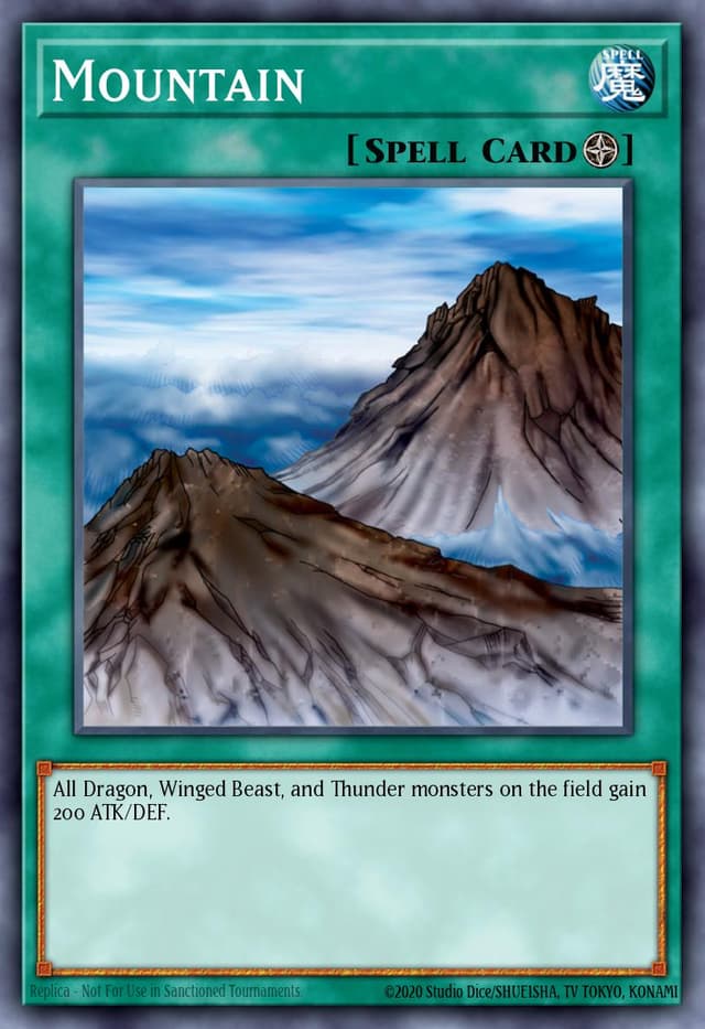 Mountain from LEGEND OF BLUE EYES REPRINT 2019