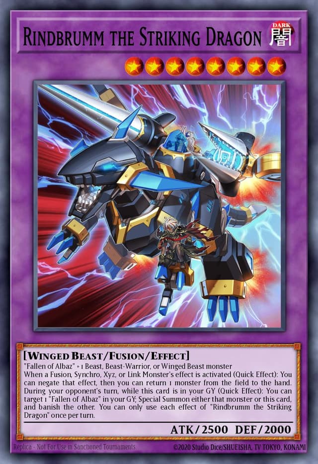 Rindbrumm the Striking Dragon from PHOTON HYPERNOVA 2022