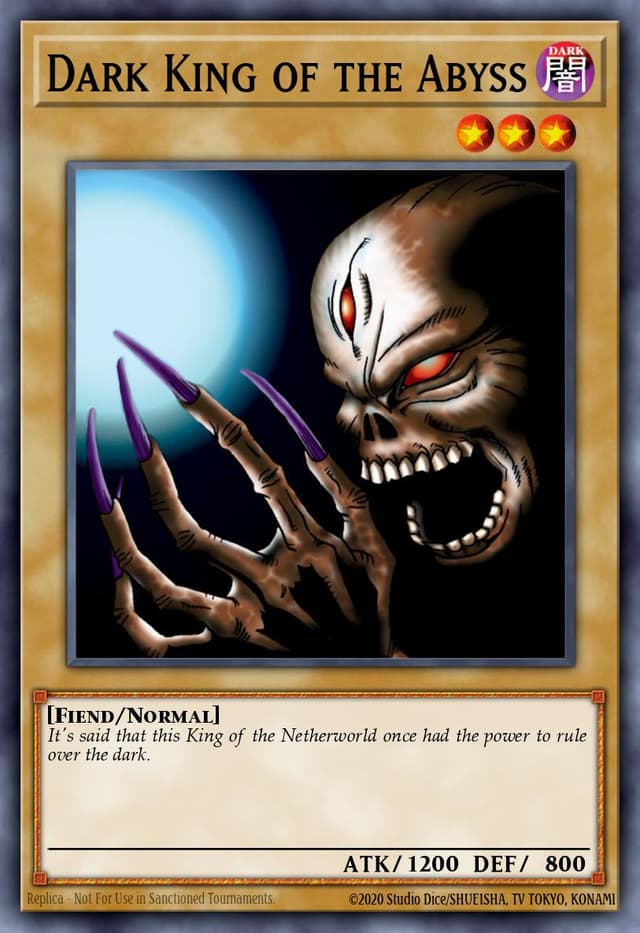 Dark King of the Abyss from LEGEND OF BLUE EYES REPRINT 2019