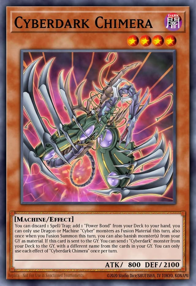 Cyberdark Chimera from STRUCTURE DECK: CYBER STRIKE 2021