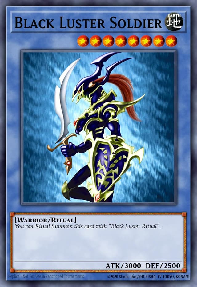 Black Luster Soldier from STARTER DECK:YUGI EVOLUTION 2004