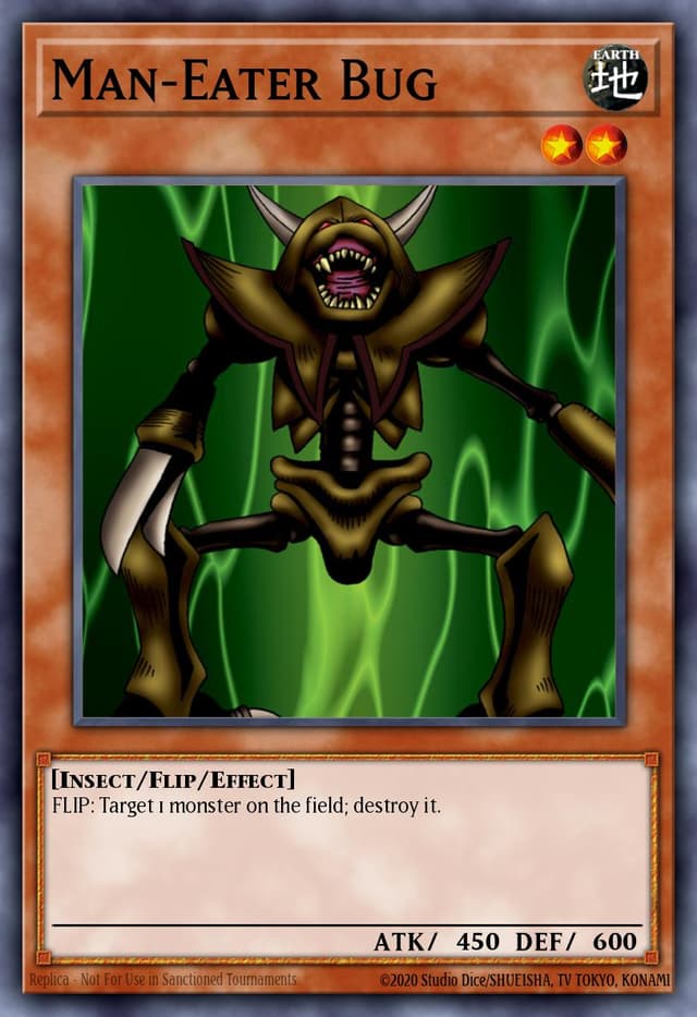 Man-Eater Bug from LEGEND OF BLUE EYES 2002
