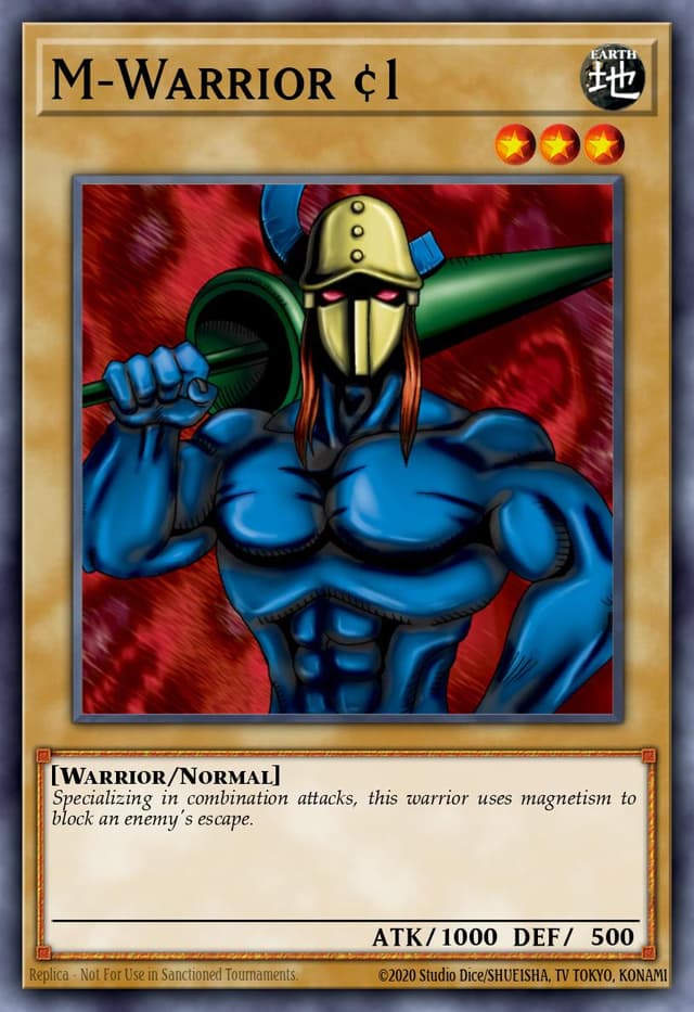 M-Warrior #1 from LEGEND OF BLUE EYES REPRINT 2019