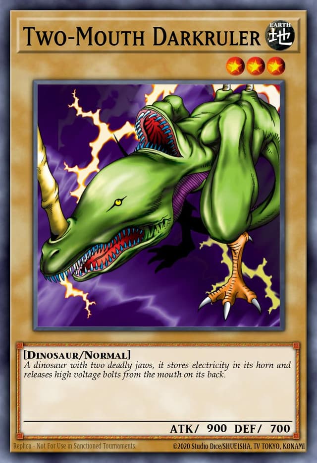 Two-Mouth Darkruler from LEGEND OF BLUE EYES REPRINT 2019