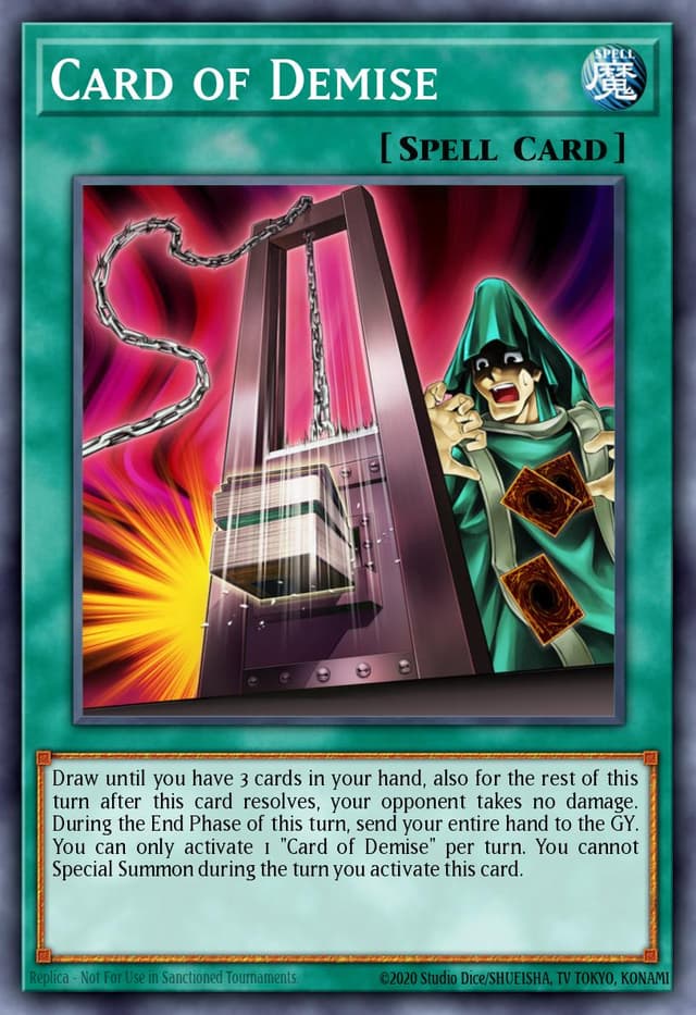 Card of Demise from MILLENIUM PACK 2016