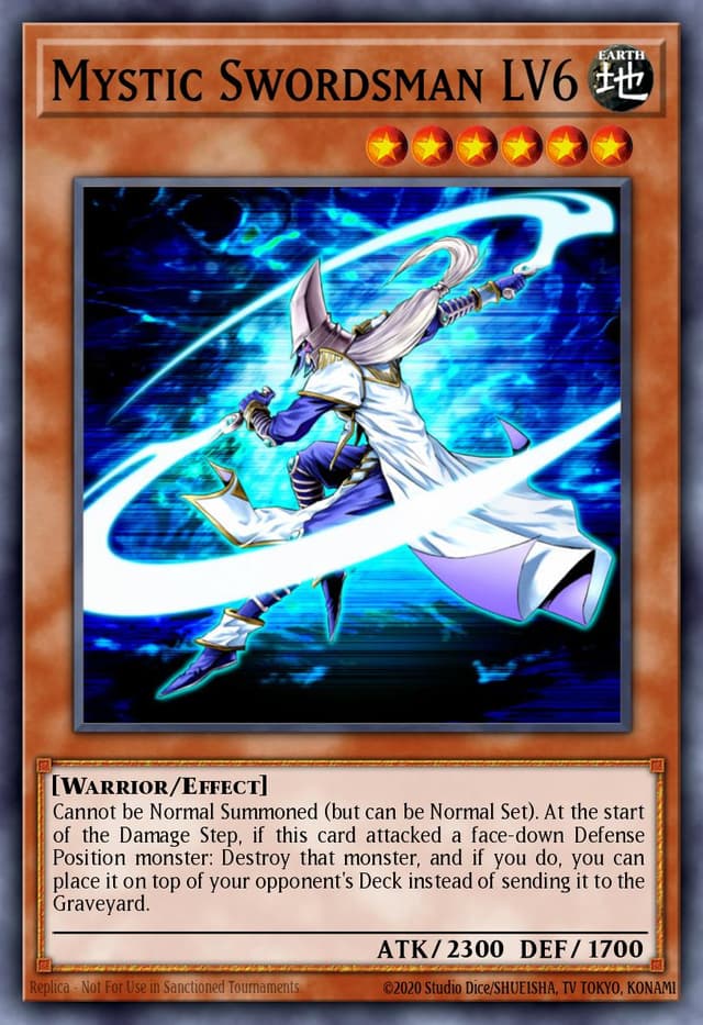 Mystic Swordsman Lv6 from RISE OF DESTINY 2004