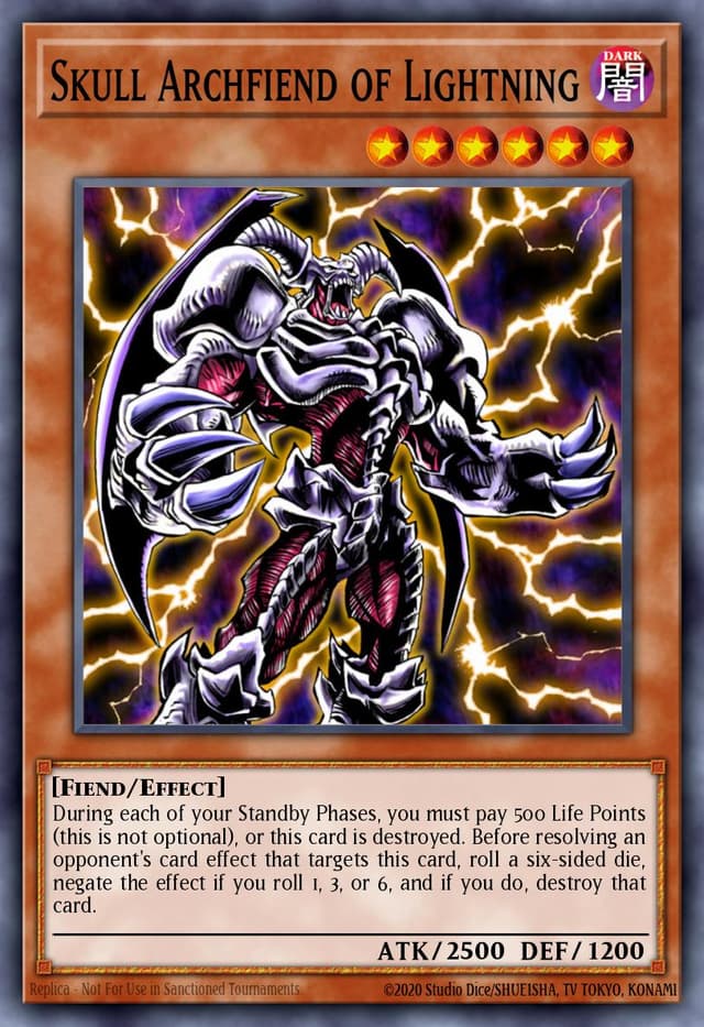 Skull Archfiend of Lightning from DARK CRISIS 25TH ANNIV. 2023