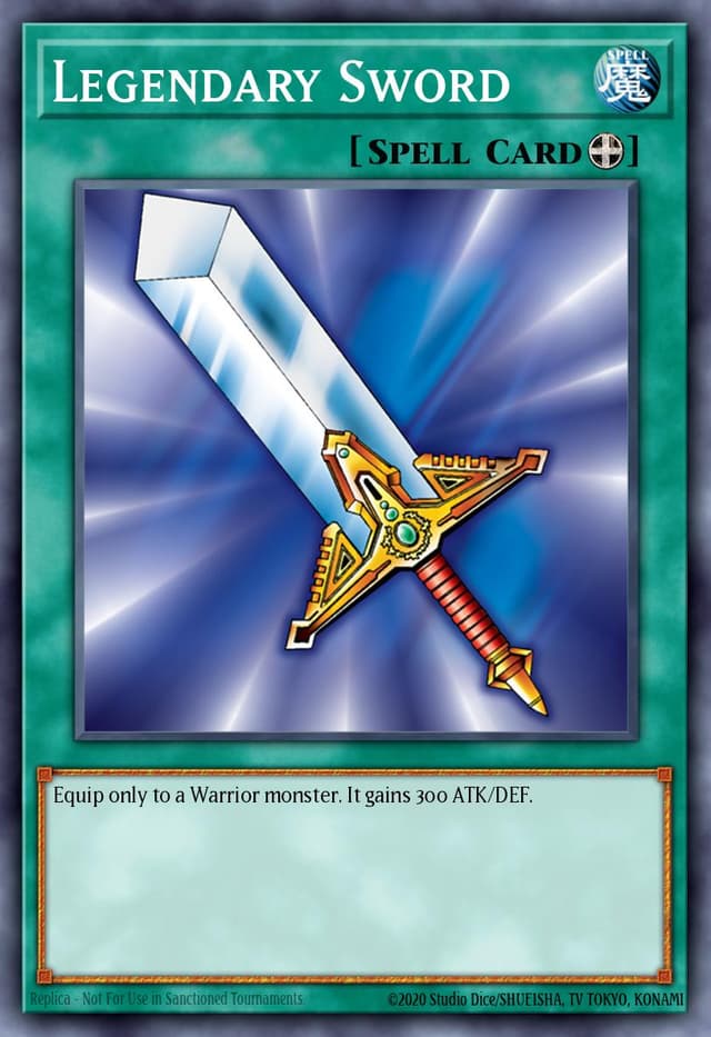 Legendary Sword from LEGEND OF BLUE EYES REPRINT 2019