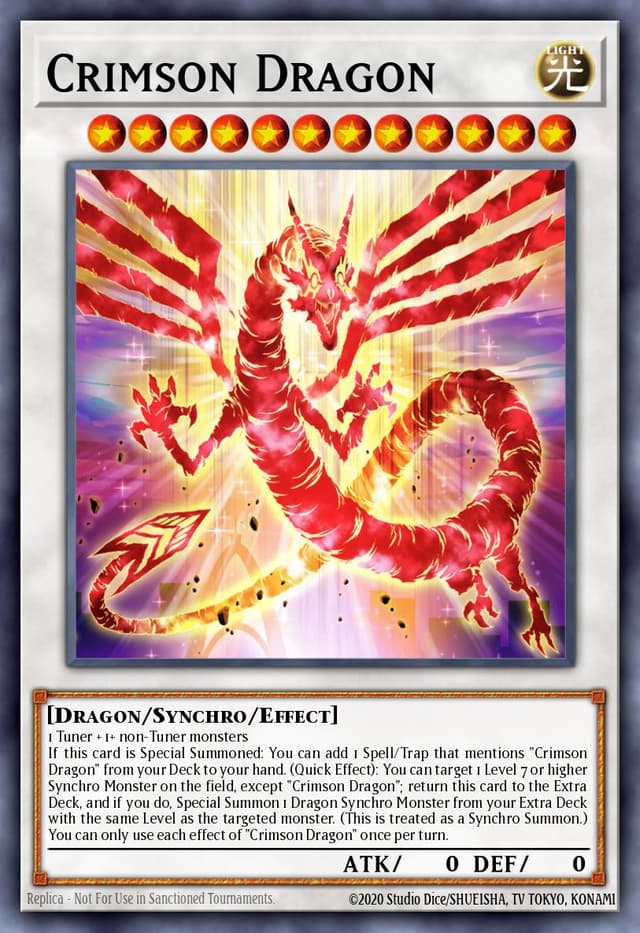 Crimson Dragon from DUELIST NEXUS 2023