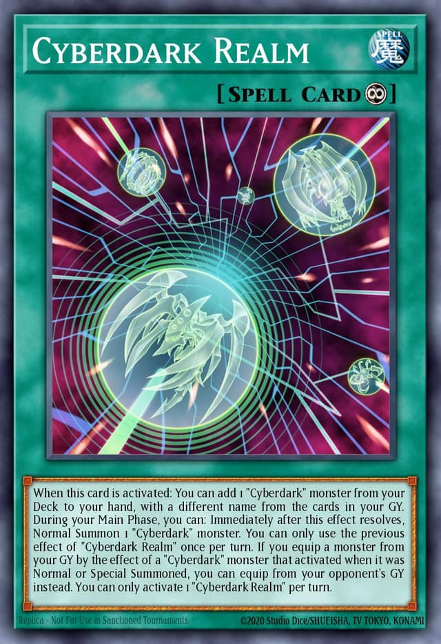 Cyberdark Realm from STRUCTURE DECK: CYBER STRIKE 2021